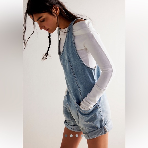 Free People High Roller Shortall - Picture 1 of 10